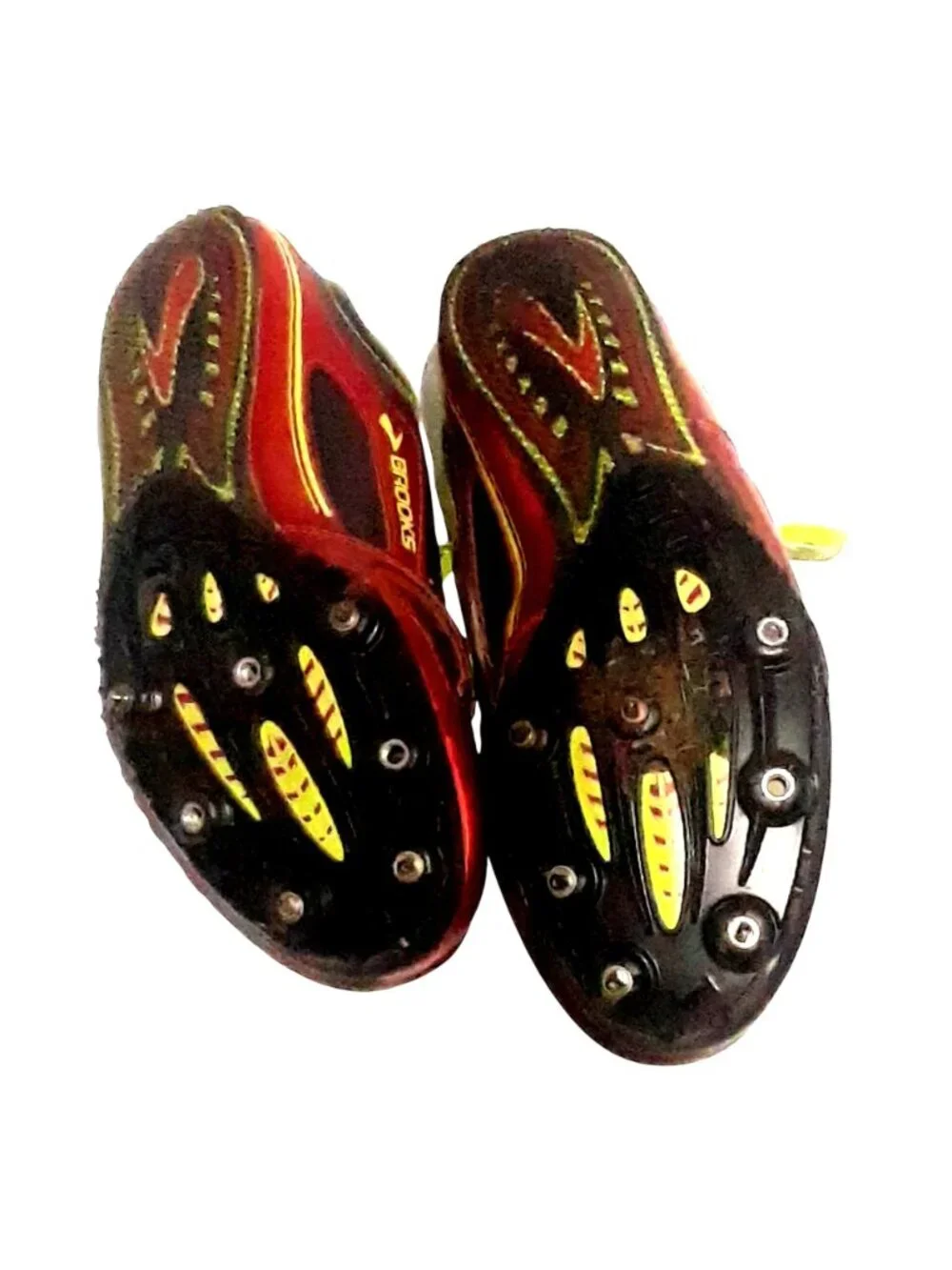 Brooks PR Sprint Track Spikes Youth 13.5 Black Red Textile 122121F